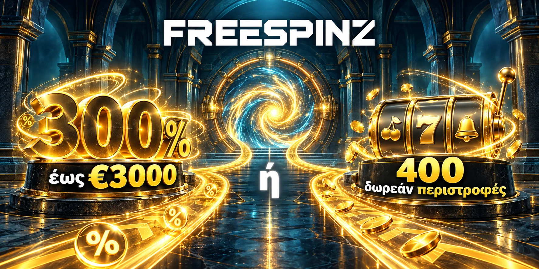 έως 3.000 € ή 400 περιστροφές